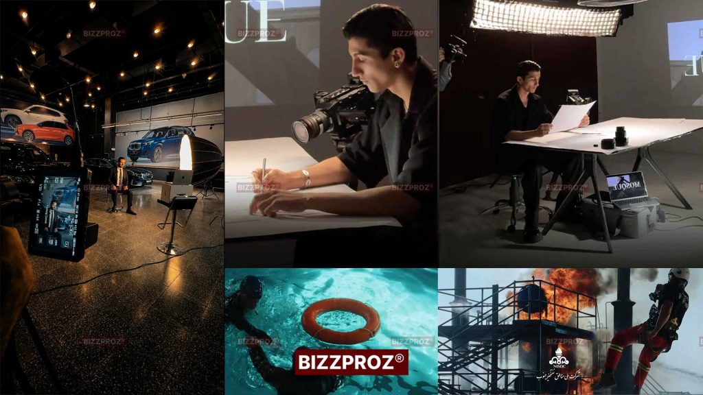 تولید محتوا حرفه‌ای توسط تیم شرکت تبلیغاتی اهواز BIZZPROZ